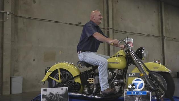 stolen harley-davidson motorcycle found after 42 years