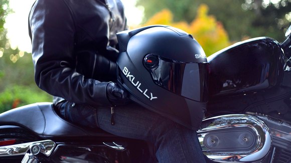 skully fits heads-up display into motorcycle helmet
