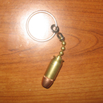 45 Caliber Key Chain<br />FREE SHIPPING
