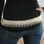 Bullet Belt 223 - Nickle Case - Silver Tip - Nickle Link