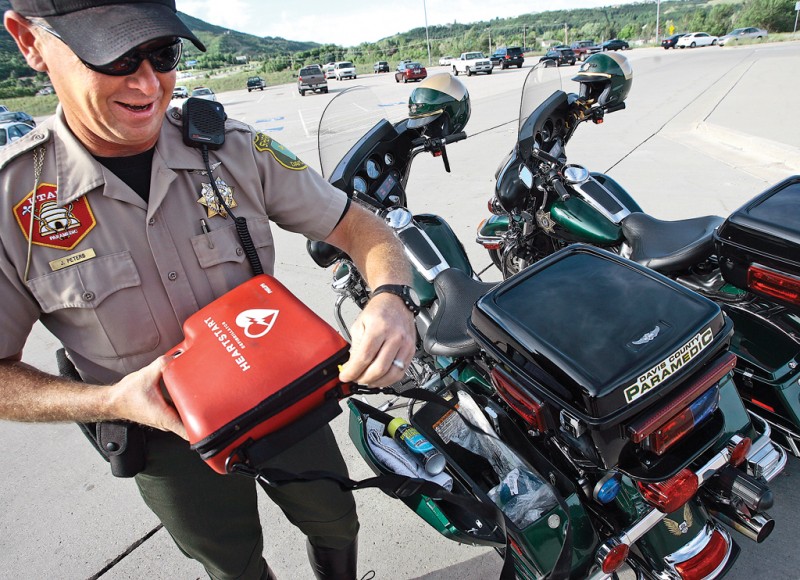 davis county sheriffs office sets itself apart in putting medics on motorcycles